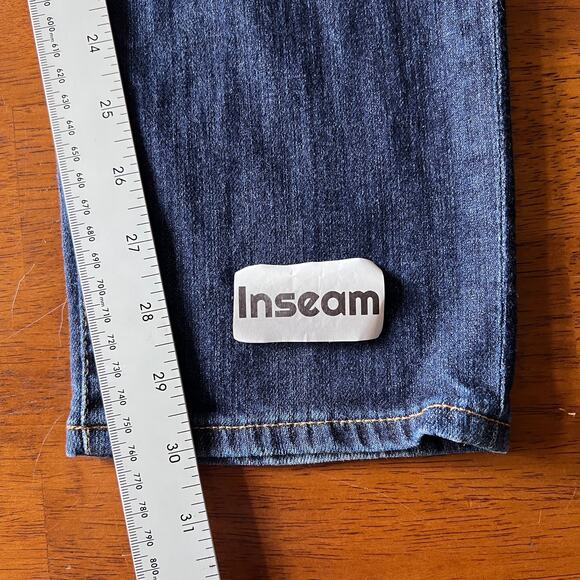 AG Adriano Goldschmied Women’s 32R Cigarette Leg Jeans Stretch Denim Slim Preppy - Picture 9 of 11